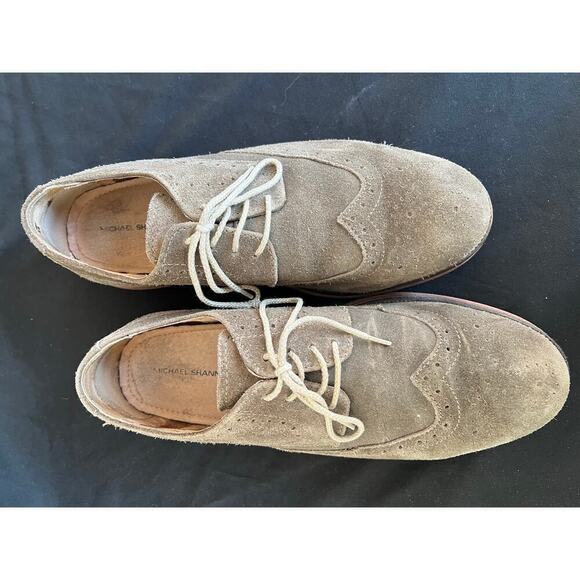 Men’s Michael Shannon Kent Wing Tip Oxfords, size 9, leather - Picture 1 of 5